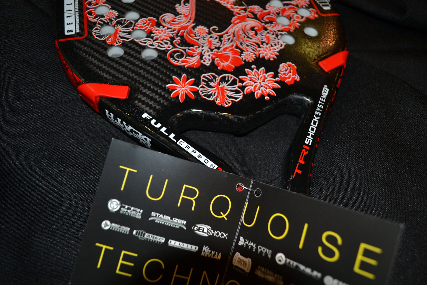 Full Carbon - Black Death Power - BEACH TENNIS RACKET