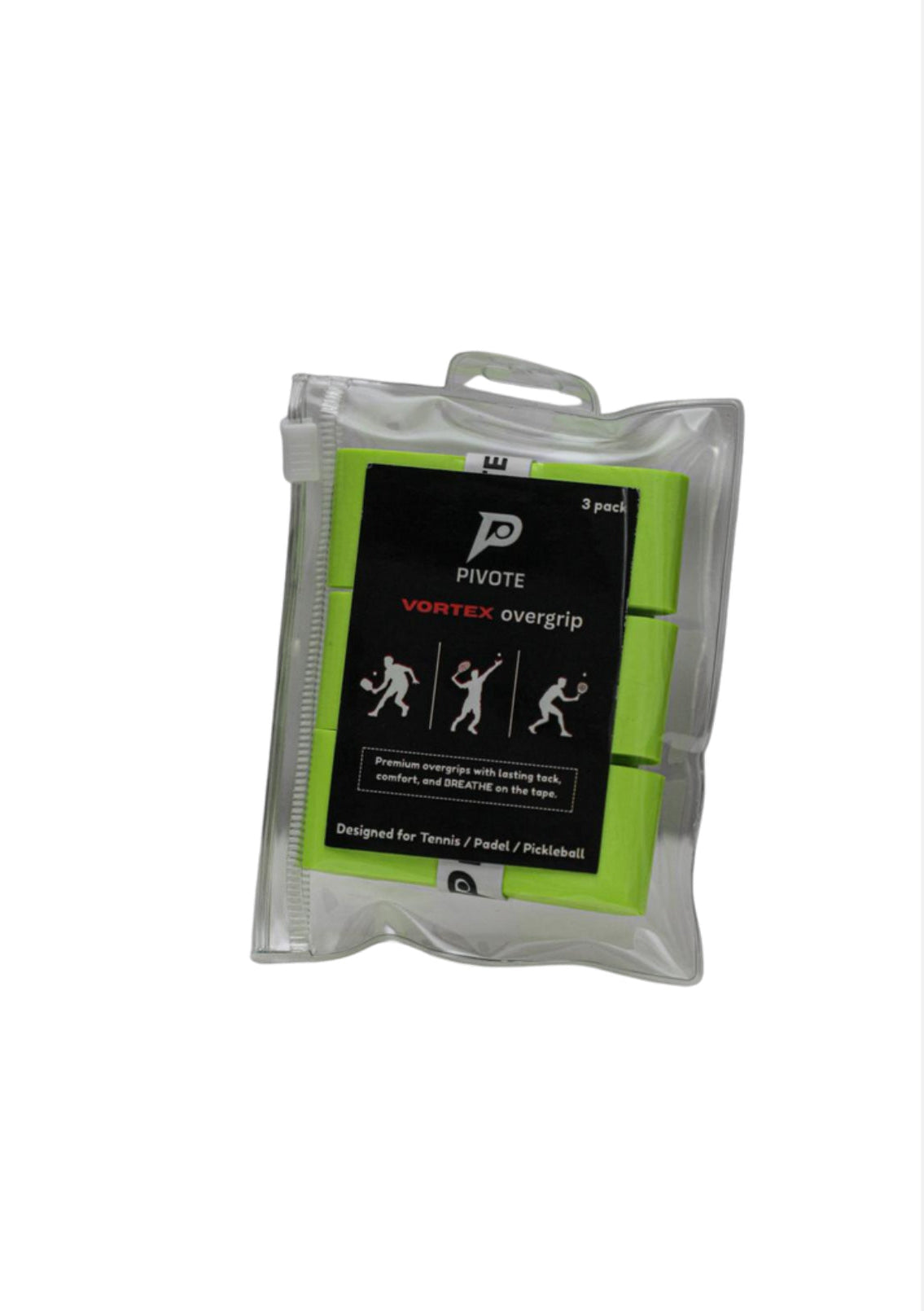 Pivote Overgrip Vortex (3‑pack)