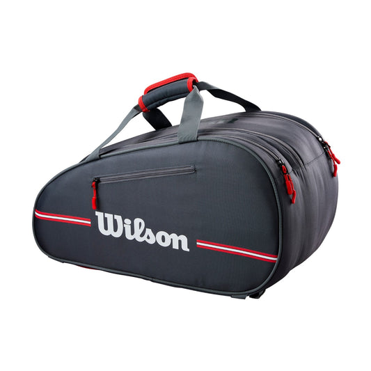 Wilson Team Padel Bag Grey/Red