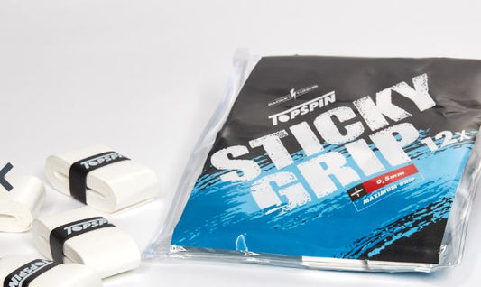 Topspin Racket Overgrip Sticky 12 Pack 0.5mm