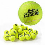 Balls Unlimited Tennis Balls Code Practice Yellow 50 Pack
