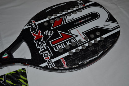 RKT - R1 UNI.KA full carbon (22 mm) - BEACH TENNIS RACKET