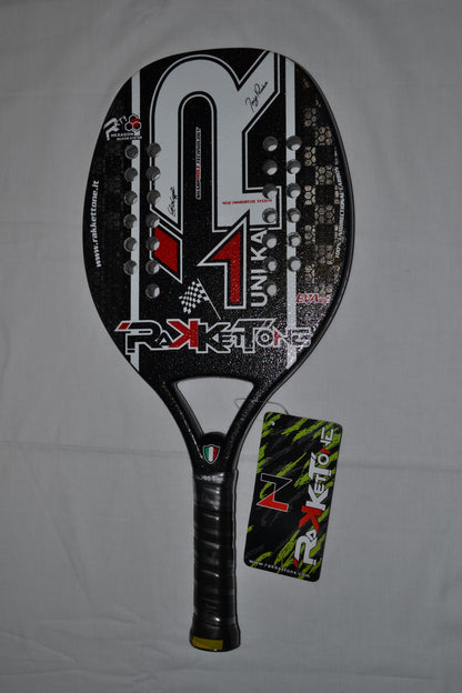 RKT - R1 UNI.KA full carbon (22 mm) - BEACH TENNIS RACKET