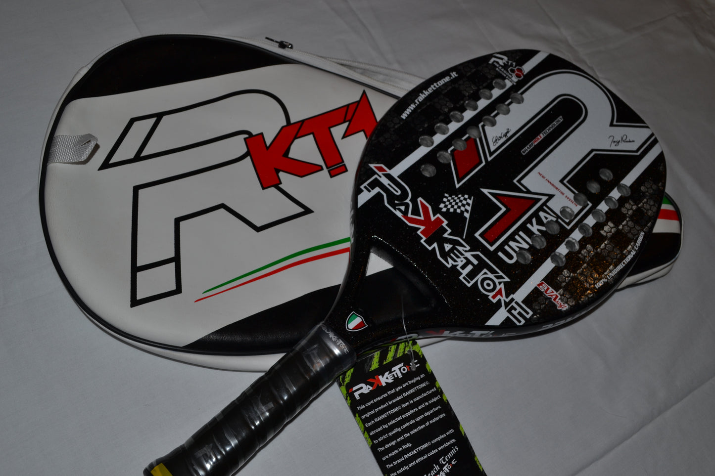 RKT - R1 UNI.KA full carbon (22 mm) - BEACH TENNIS RACKET
