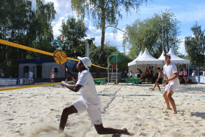 Aluminium Poles - Beach Tennis Tournament Heavy Duty Net Set