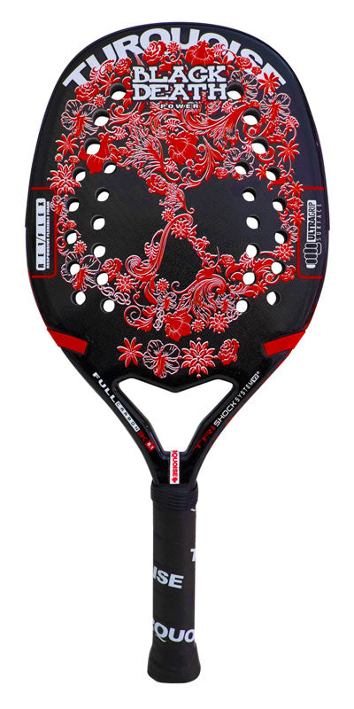Full Carbon - Black Death Power - BEACH TENNIS RACKET