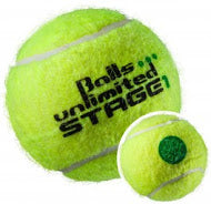Balls Unlimited Tennis Balls Stage 1 Green Dot 12 Pack