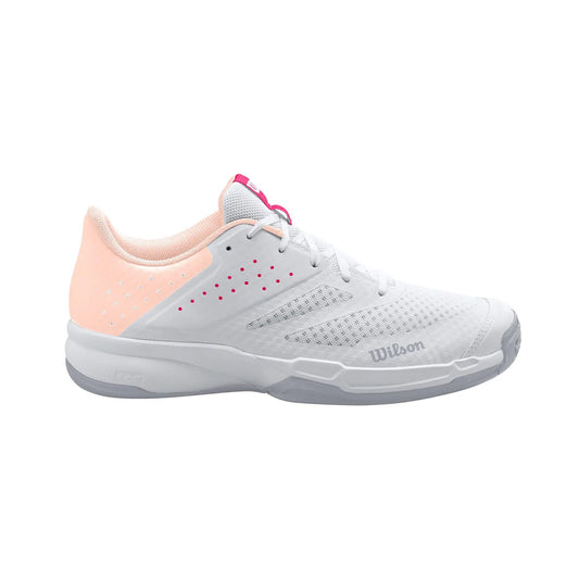 Wilson Tennis Shoe Ladies Kaos Stroke 2.0 Wh/Scallop Sh/Love Potion
