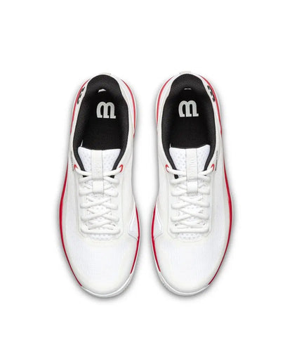 Wilson Shoe Mens Rush Lite 5 White / Black / Infared Tennis Shoe