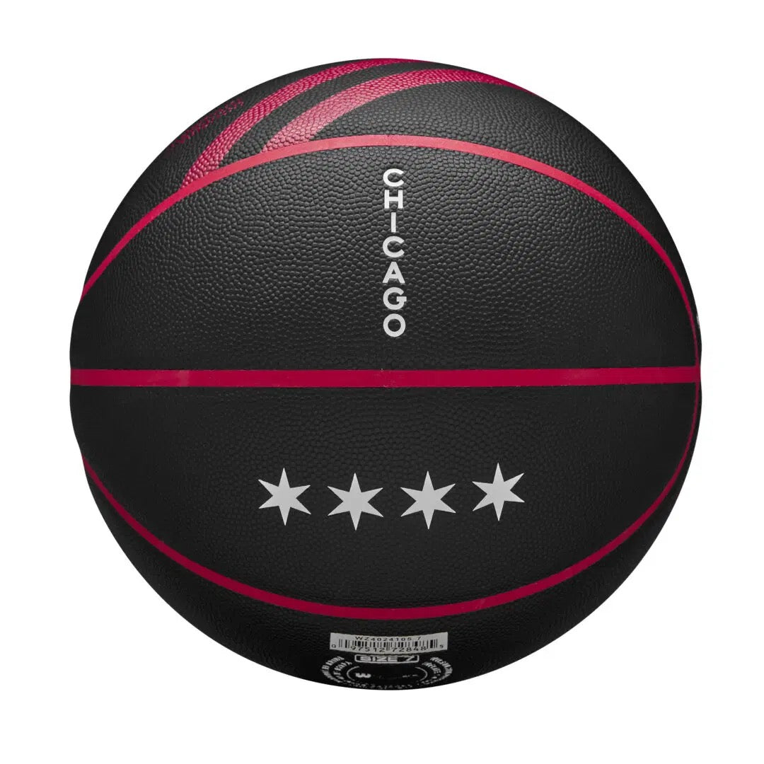 Wilson NBA Team City Collector Basketball Chicago Bulls (Size 7)