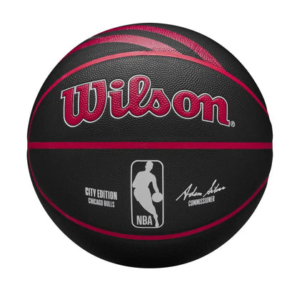 Wilson NBA Team City Collector Basketball Chicago Bulls (Size 7)