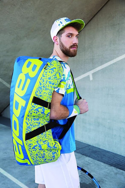 Babolat Duffle Bag Blue Yellow Lime