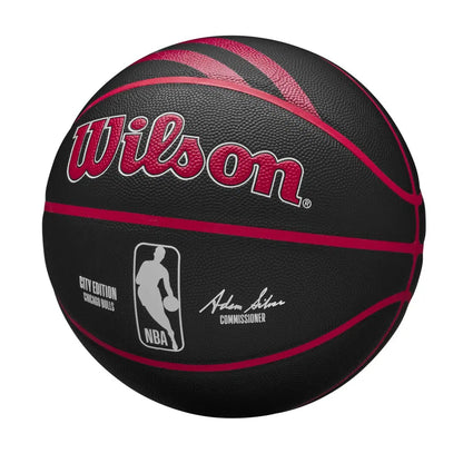 Wilson NBA Team City Collector Basketball Chicago Bulls (Size 7)