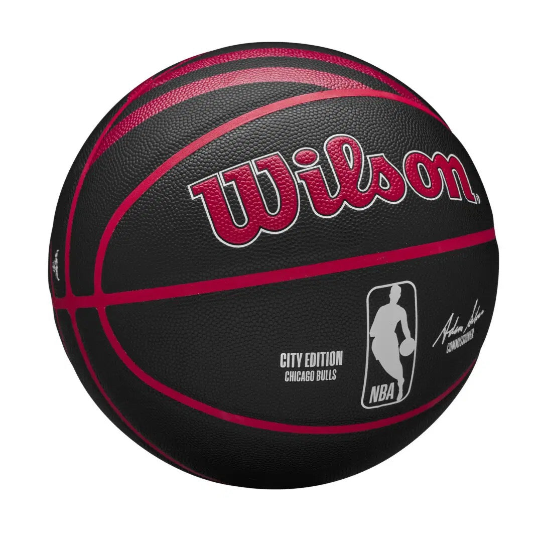 Wilson NBA Team City Collector Basketball Chicago Bulls (Size 7)