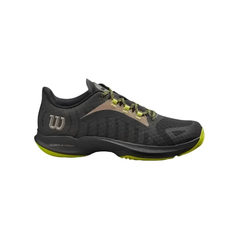 Wilson Padel Shoe Mens Huron Pro Black/Lime/Green Falcon
