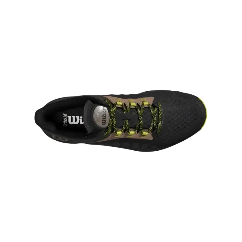 Wilson Padel Shoe Mens Huron Pro Black/Lime/Green Falcon
