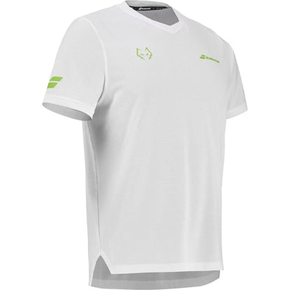 Babolat Crew Neck Tee Lebrón (White) 2026