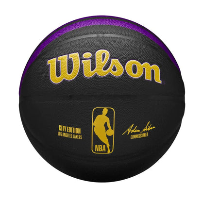 Wilson NBA Team City Collector Basketball LA Lakers (Size 7)