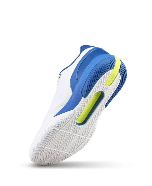 Wilson Shoe Mens Rush Pro 5 White / Deja Vu Blue / Safety Yellow