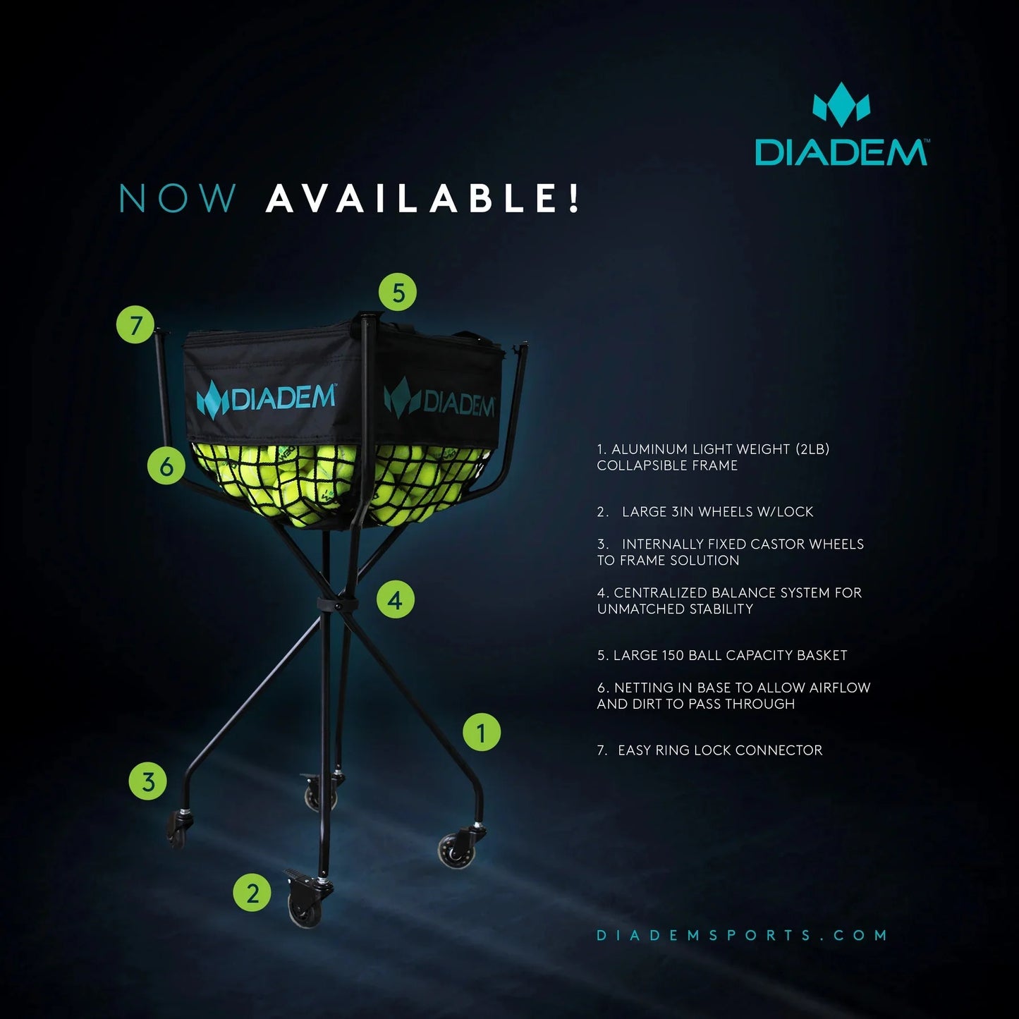 Diadem Ball Cart 150 Balls