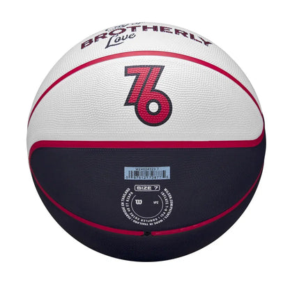 Wilson NBA Team City Edition Basketball Philadelphia 76ers (Size 7)
