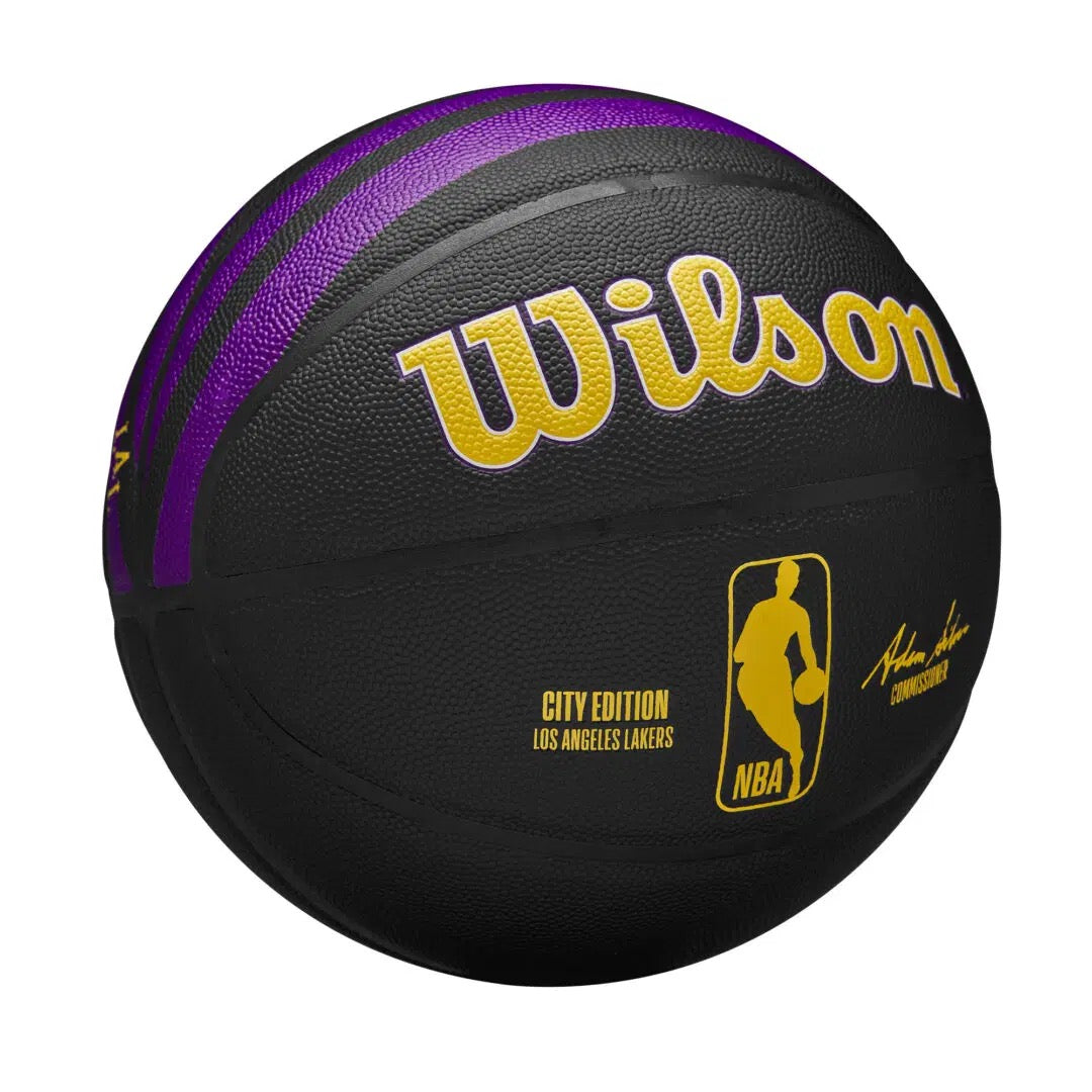 Wilson NBA Team City Collector Basketball LA Lakers (Size 7)