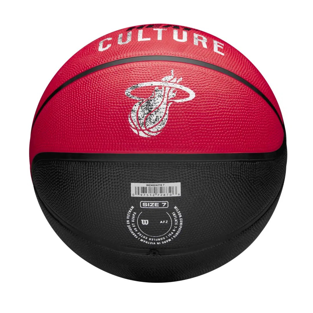 Wilson NBA Team City Edition Basketball Miami Heat (Size 7)