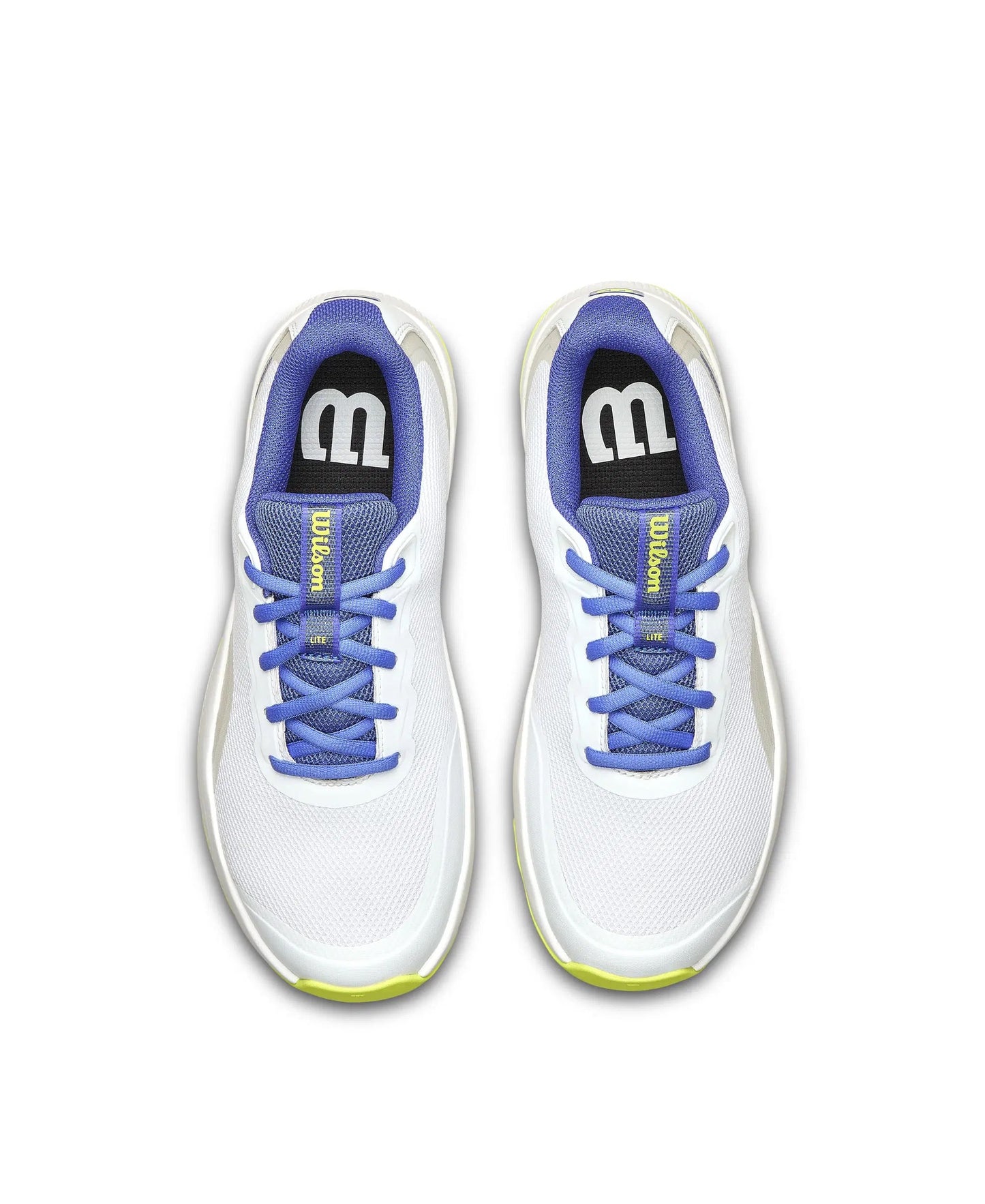 Wilson Tennis Shoe Ladies Intrigue Lite White / Amparo Blue / Safety Yellow