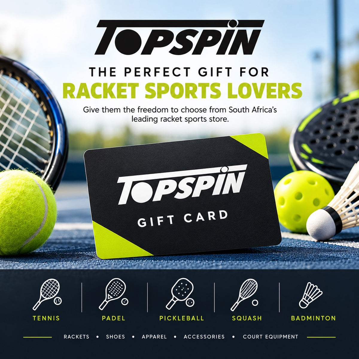Topspin Sportsgear Gift Card