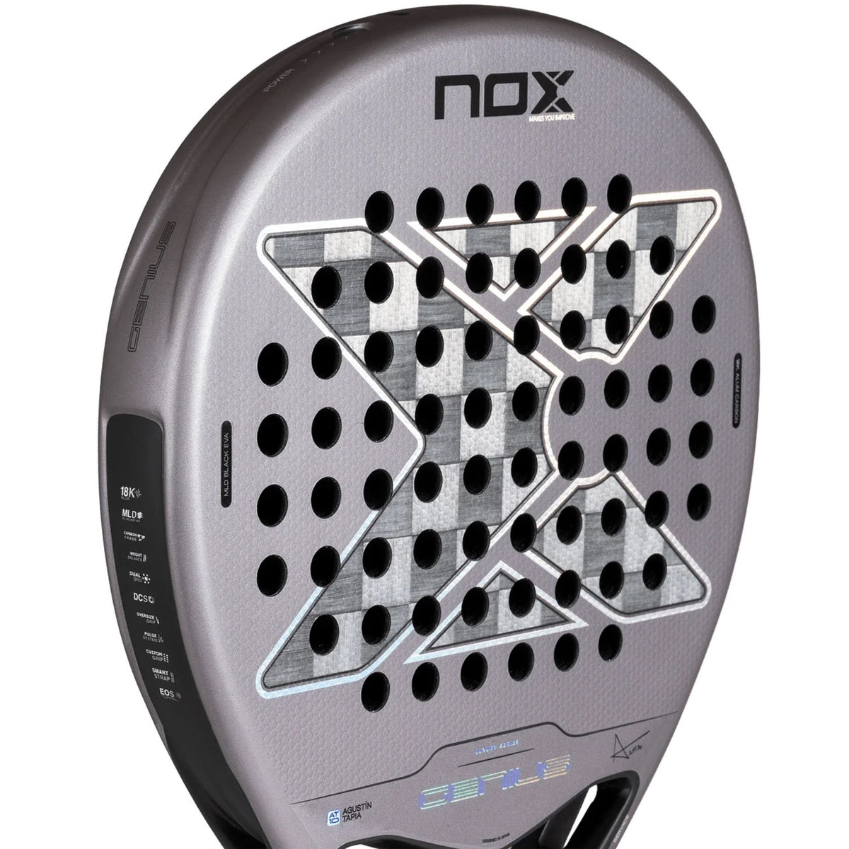 Nox Padel Racket Genius 18K Alum by Agustín Tapia 2027 PRE-ORDER