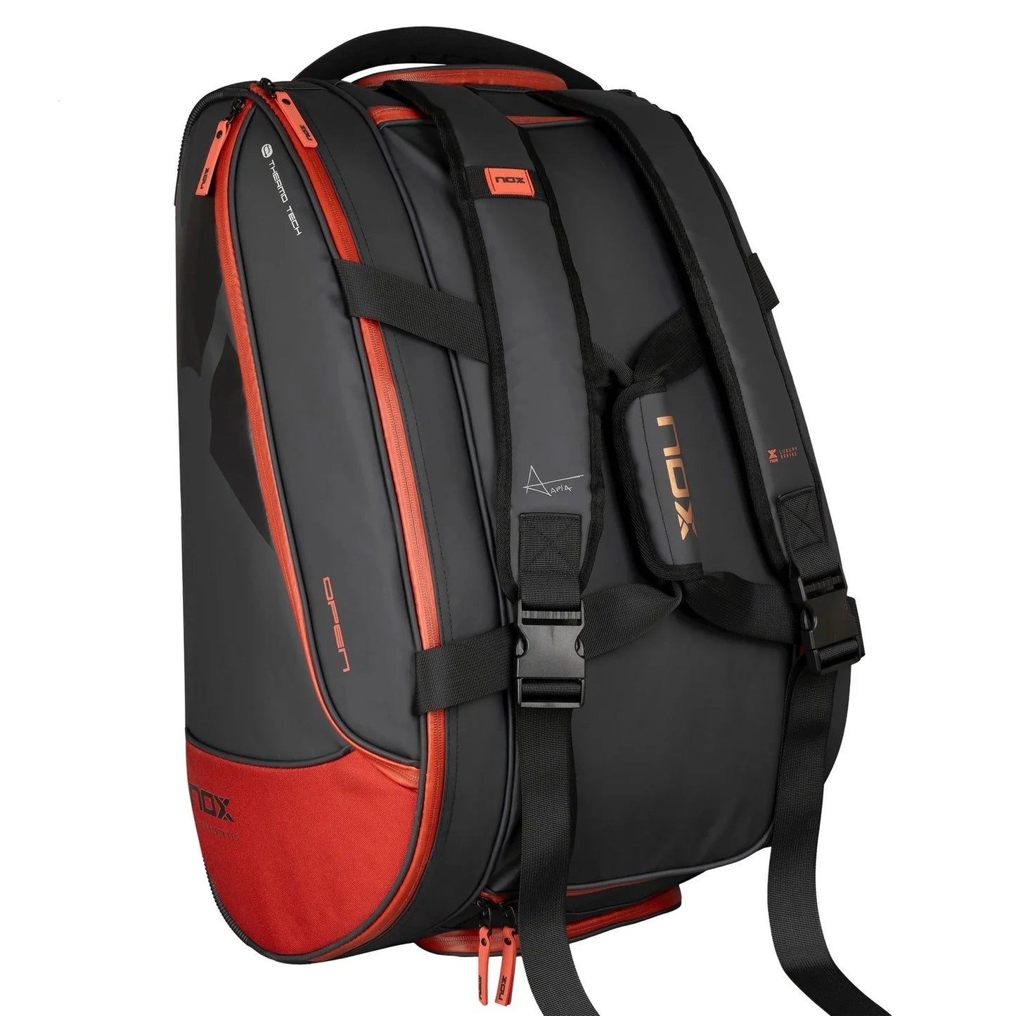Nox Padel Bag Luxury Open Series (Black/Red)