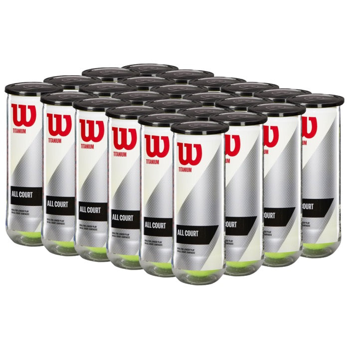 Wilson Tennis Balls Titanium 24 Cans 72 Balls