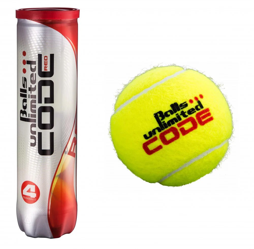 Balls Unlimited 4 Tennis Balls Code Red Tournament