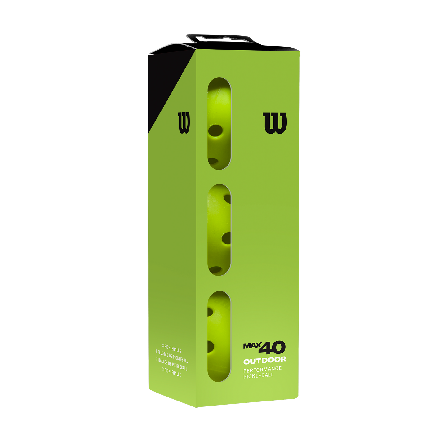 Wilson Pickelball Ball Max 40 3 Pack