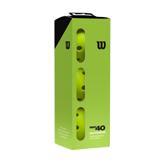 Wilson Pickelball Ball Max 40 3 Pack