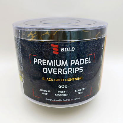 Bold Padel Grips Golden Signature Collection