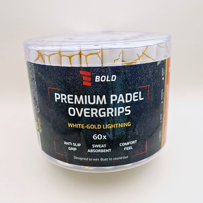 Bold Padel Grips Golden Signature Collection