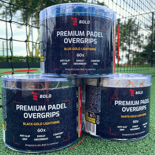 Bold Padel Grips Golden Signature Collection