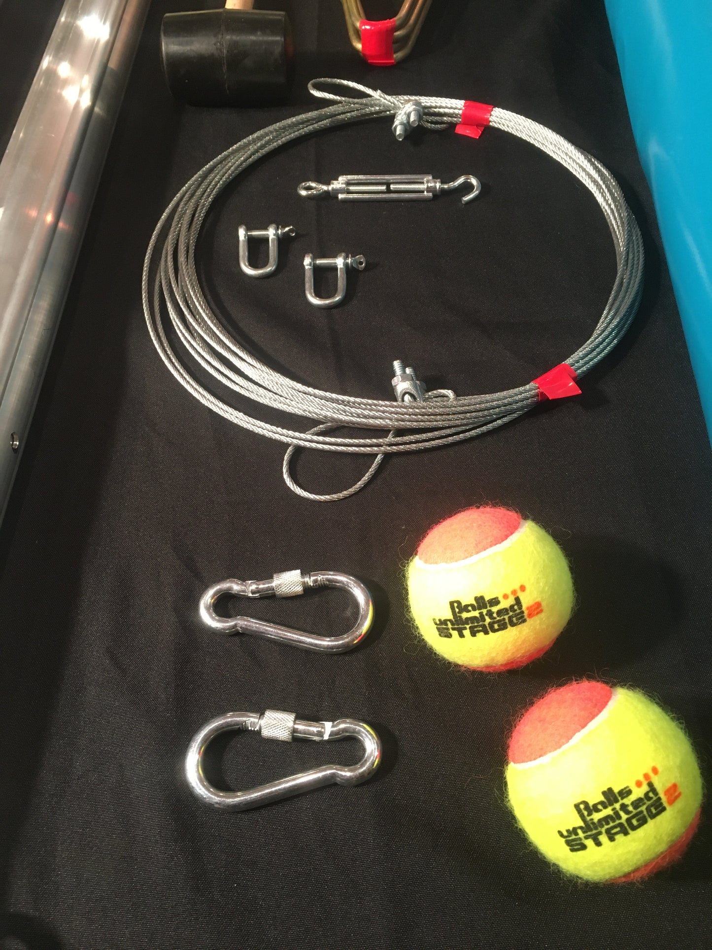 Aluminium Poles - Beach Tennis Tournament Heavy Duty Net Set