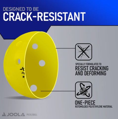 Joola Pickleball Balls Primo 3 Star 4 Pack