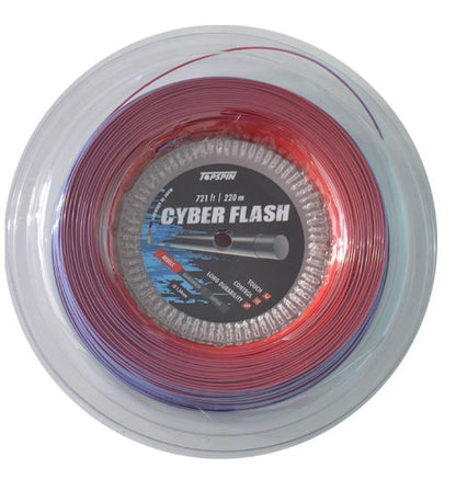 Topspin Racket Strings Cyber Flash 2-Tone Red/Blue 220m
