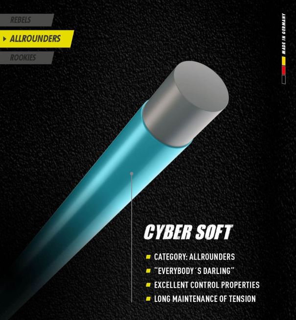 Topspin Racket Strings Cyber Soft 220m