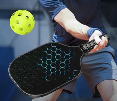 Pickle Ball Paddle Black Honeycomb