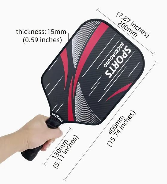 HaiTime Pickleball Paddles 2x Carbon Fibre T300