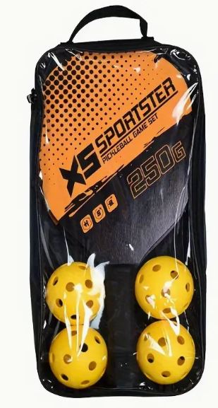 Pickleball Beginner Wooden 2x Paddle Set