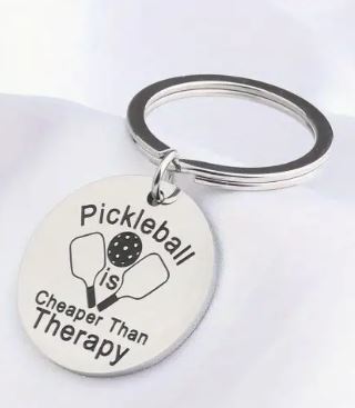 Pickleball Keyring Cheaper Than Therapy