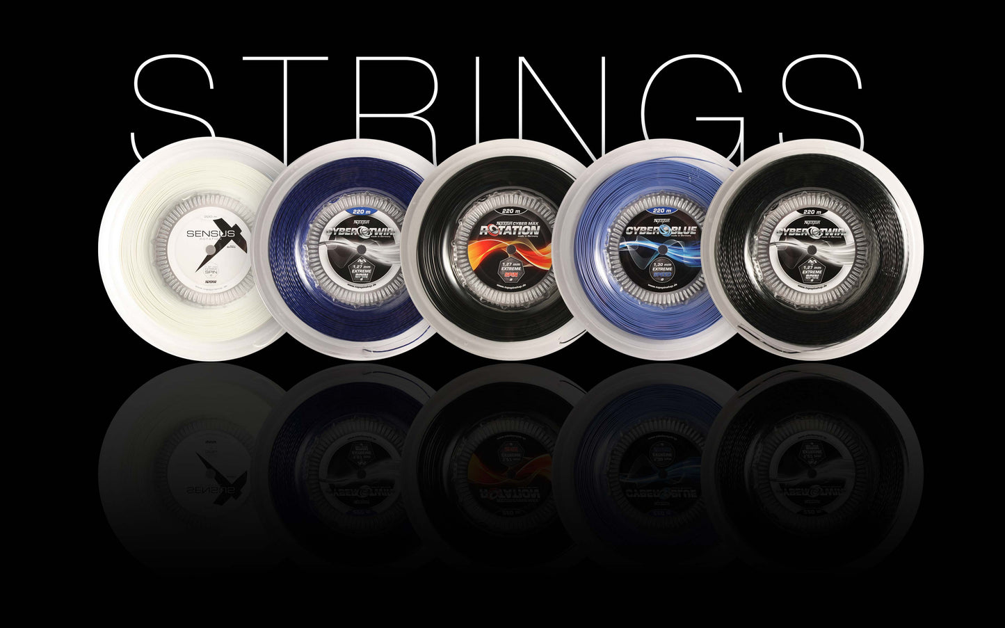 Topspin Racket Strings Polytech Evo 200m