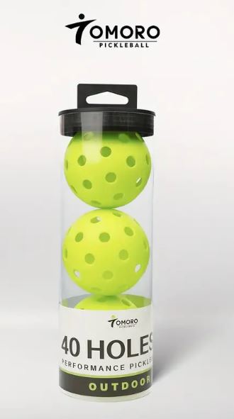 Tomoro 40 Hole Pickleball 3 Pack