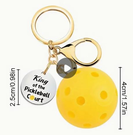 Pickleball Keyring