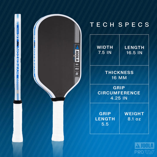 Joola Pickleball Paddle Ben Johns Hyperion Pro IV Duel 16mm